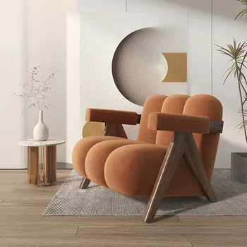 Atsipalaiduoti Dizaineris Minkštas Dizaineris Šiaurės Valgomojo Kėdės Gyvenamojo Kambario, Valgomojo Kėdės Atskirų Fotelis Stoelen Namų Baldai Nuotrauka