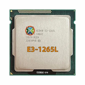 Naudoti Xeon E3-1265L E3 1265L E3 1265 L SR0G0 2.4 GHz Quad-Core Aštuonių Siūlų 45W CPU Procesorius LGA 1155 Nuotrauka