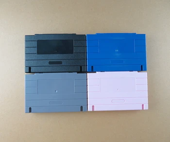 JAV versija Žaidimo Kasetė Kortelės Plastiko Lukštais, SNES SFC žaidimų Konsolės kortele 16 bitų žaidimas, 3 rūšių, spalvų Nuotrauka