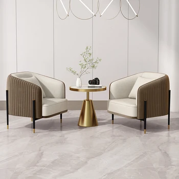 Dizainas Nugaros Atrama, Modernios Kėdės Kambarį Prabanga Sofa Karalienė Meditacija Italijos Poilsio Fotelis Šiaurės Sillas Namų Baldai Nuotrauka