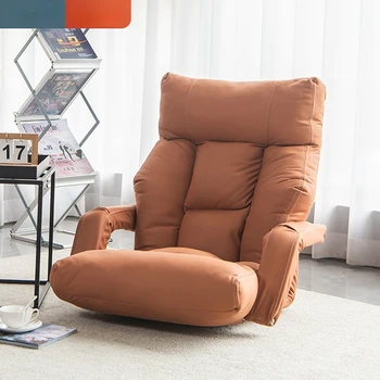 Plovimo-nemokama technologija audinio sėdynės sulankstomos tingus sofa tatamio kambarį mažame bute laisvalaikio net raudona vieną recliner namuose Nuotrauka