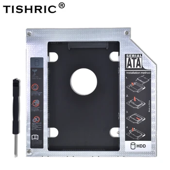 TISHRIC Aliuminio 9.5 mm 12,7 mm HDD Caddy 2.5