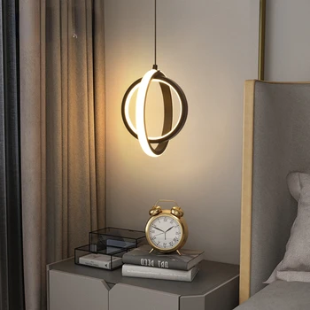 Modernus minimalistinis sienos lempos šviesos prabangūs miegamojo kambarį fono sienos lempos laiptų eilėje kūrybos lempos sienos lempos naktiniai la Nuotrauka