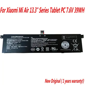 Originalus 7.6 V 5230mAh 39WH R13B01W R13B02W Nešiojamas Baterija Xiaomi Mi Air 13.3