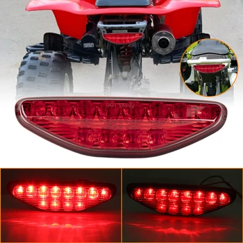 ATV Raudonas LED Uodegos Šviesos Surinkimo Honda TRX 450R, Galiniai Stabdžių stabdžių Žibintas galinio Žibinto Honda TRX 450 R ER 2006-2014 Nuotrauka