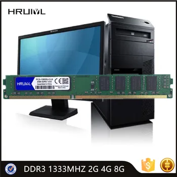 HRUIYL RAM DDR3 PC-10600 2G 4GB 8GB Ilgai DIMM Modulio Memoria 1333MHZ 240Pin Darbastalio Plokštė Kompiuterio Atmintyje Pradinį Žetonų Nuotrauka