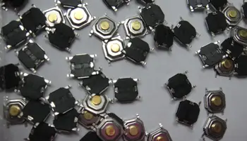 Metaliniai mygtukai ROHS 4*4*1.9 mm mikrojungiklis Tact Switch ,H;1.9 mm naujas ir originalus Nuotrauka