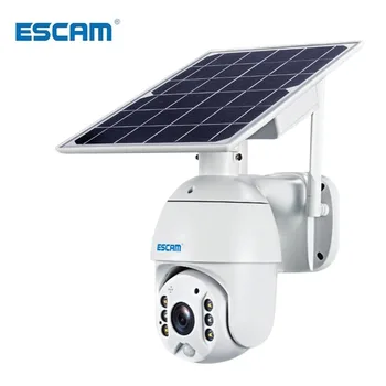 ESCAM QF280 1080p Wifi Versija Shell Saulės Apsaugos Kamera, Lauko Priežiūros Vandeniui VAIZDO Kamera, Smart Home dvipusis Balso Nuotrauka