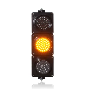 AC85-265V, naujos konstrukcijos 100mm PC korpusas raudona geltona žalia LED eismo signalas, šviesos, mini žaislas eismo signalas Nuotrauka