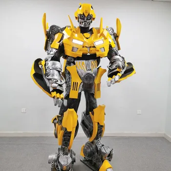 Transformatoriai Kamanė 2023 Žmogaus Dydžio Lengva Dėvėti Filmą Cosplay Re Dino Suaugusiųjų Roboto Kostiumas Puošnus Robotas Nuotrauka