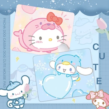 Sanrio Hello Kitty Mano Melodija Pelės Mygtukai Pachacco Cinnamoroll Vandeniui Anti-scratch Stalas Bloknotas Office kawaii Žaidimų Pelės Mygtukai Nuotrauka