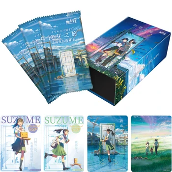 Naujas Anime Suzume Filmų Kolekcija Korteles Kelionės Lingya Periferinių Pobūdžio Retas BLS DSP Kortos Stalo Žaidimas Žaislas Vaikams Nuotrauka