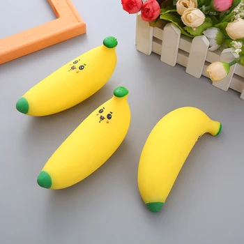 Tvarkyti Bananaes Lėtai-Atoveiksmio Lėlės, Žaislų, Animacinių Filmų Įtempių Vaisių Žaislai Gimtadienio Dovana Nuotrauka