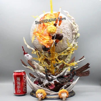 51cm Anime Demon Slayer Statula Led Agatsuma Zenitsu Skaičius Flash Thunder Zenitsu Veiksmų Skaičiai PVC Kolekcijos Modelis Žaislai Nuotrauka