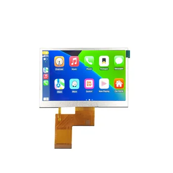 4.3 Colių 480x272 TFT-LCD Spalvotas LCD Ekranas+ Vairuotojas Valdybos IPS Ekrano Ryškumas 1500 Lauko LCD Nuotrauka